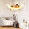 CERETIA Macrame Hanging Net Hammock for Stuffed Animals with LED