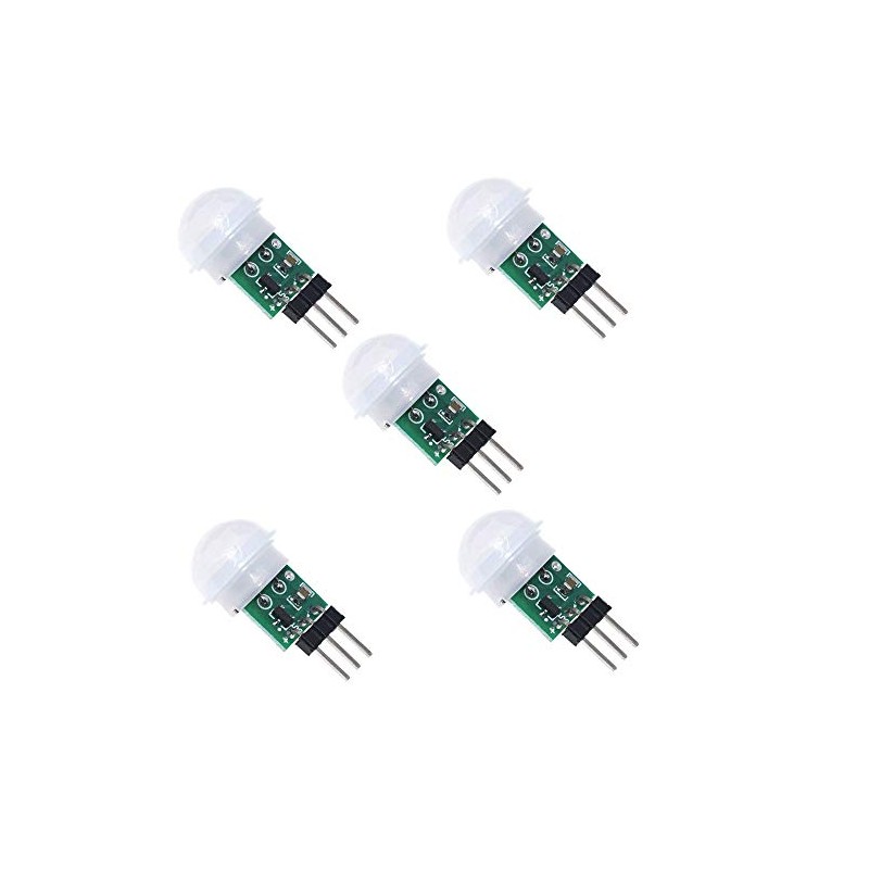 ZkeeShop 5pcs AM312 IR Sensor Mini Pyroelectric PIR Human Sensor