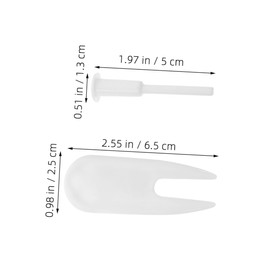 BIUDECO Leakproof Yoga Ball Plug Pin Set with Easy Removal Tool Durable Plastic Air Stopper Kit for Exercise Balls and Inflatable Reliable Fitness Equipment Accessory Replacement Pack