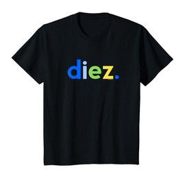 Kids 10th Birthday Shirt Boy 10 Diez Anos | Ten Spanish Gift Tee T-Shirt