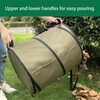 Yintrinsic Collapsible Lawn and Leaf Waste Bag-Reusable Pop-Up Trash Can-Yard