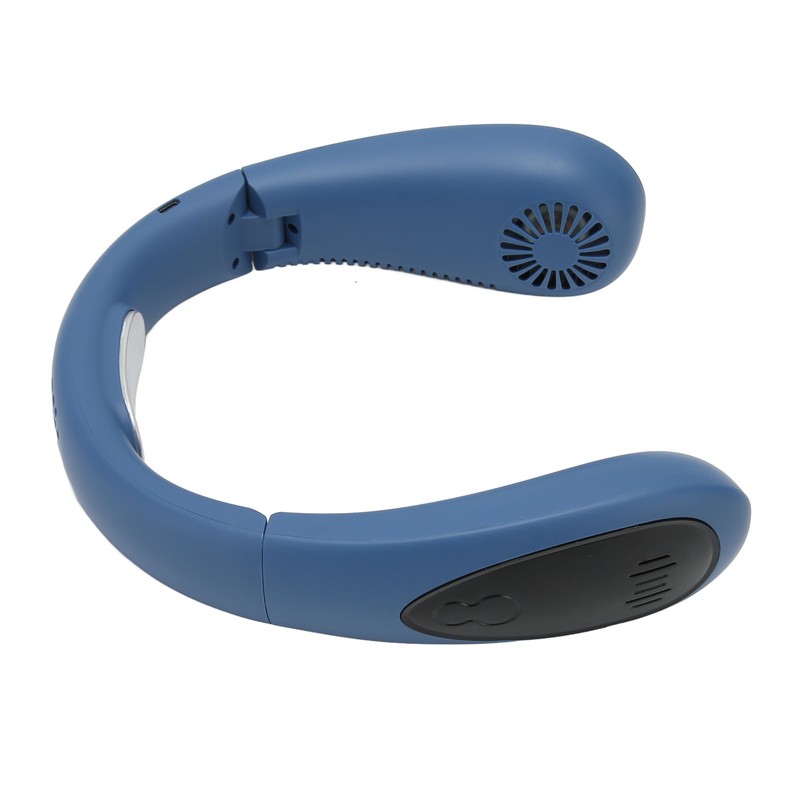 Bladeless Neck Fan USB Charging LED Digital Display 3 Speeds