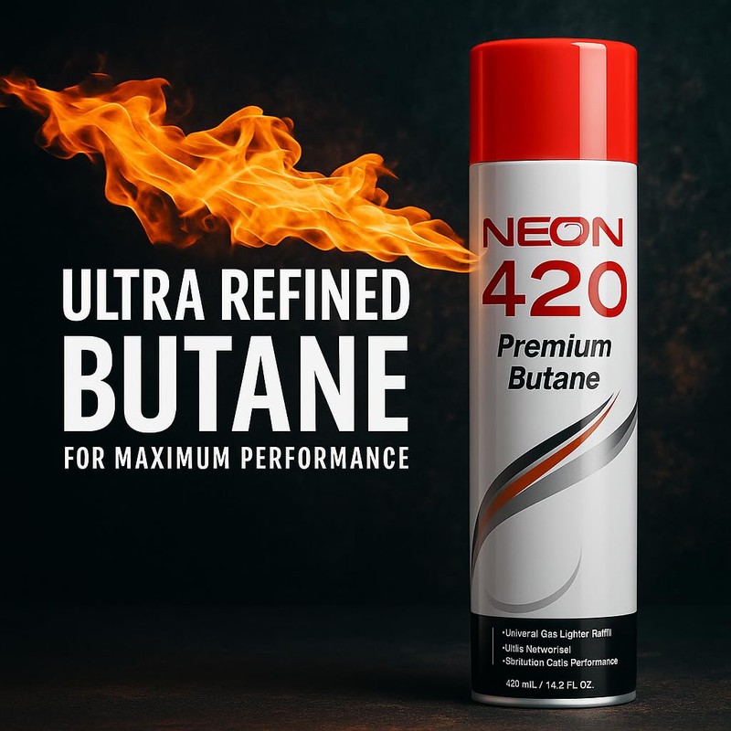 Neon Premium Butane 11X – (420ML Each) – Ultra Refined