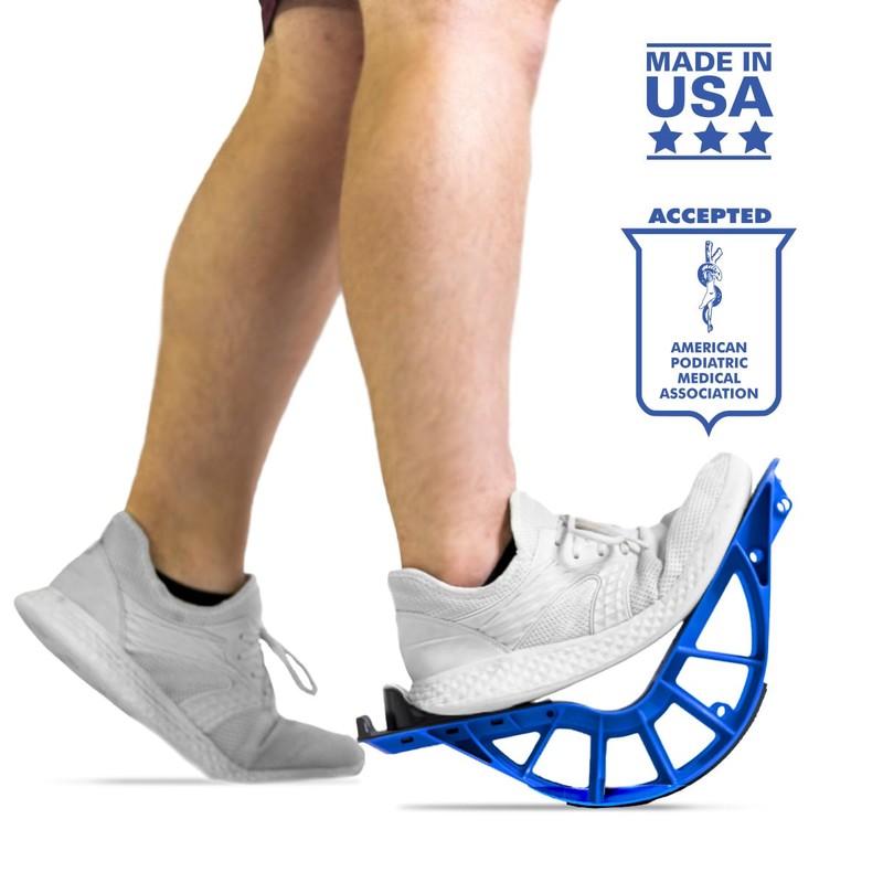 ProStretch Plus Blue - Adjustable Calf Stretcher & Foot Rocker