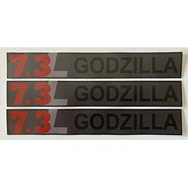 3-7.3 L .Truck Decal Stickers.fits Ford F250 & F350 Trucks.