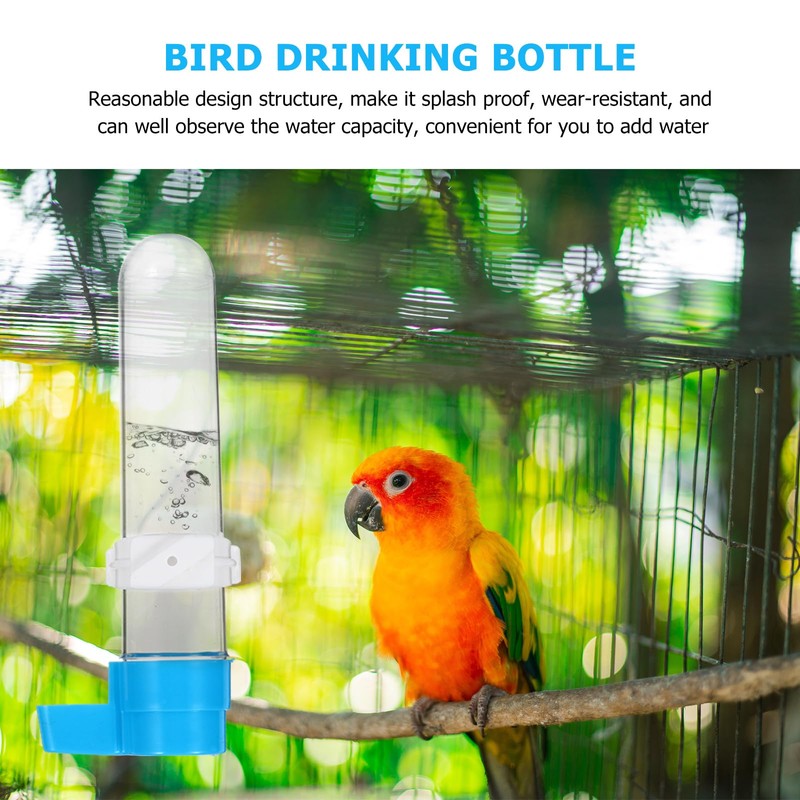 TEHAUX Automatic Bird Water Dispenser, Bird Drinker Cage Feeders Parrot