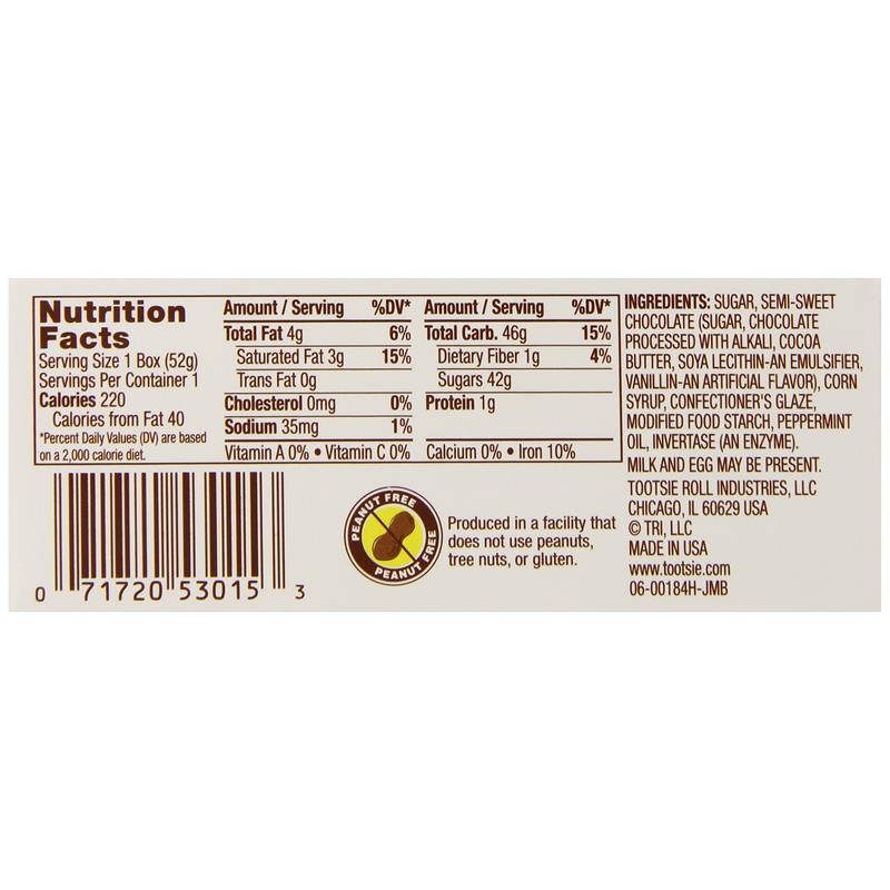 Junior Mints, 1.84-Ounce (Pack of 12)