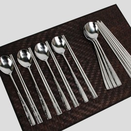 Golden Bell Cameron sanding spoon set of 10 (case not included), Cameron sanding spoon set of 10 (case not included) / 골든벨 카메론 샌딩 수저 10벌 세트(케이스 미포함), 카메론 샌딩수저 10벌세트(케이스없음)