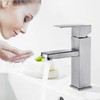 Bathroom Stainless Steel Single Lever Mixer Tap Hot and Cold