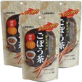 Orihiro Diet Burdock Tea, 20 Packets (3 Bag Set)