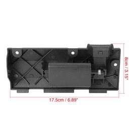 Unifizz Car Glove Box Handle Hand Catch Lock Cover for Ford Mondeo MK3 2000-2007 (Black)