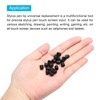 MECCANIXITY 50pcs 6.5mm Stylus Pen Fine Tips Conductive Rubber Capacitive