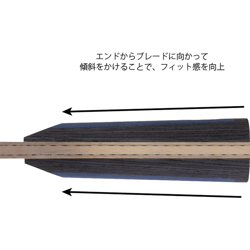 Nittaku NC0224 Table Tennis Pen Holder for Attack, Sai Series,