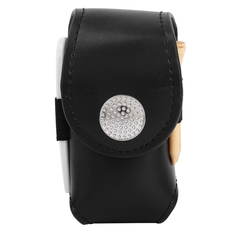 Mini PU Golf Ball Bag Pouch Holder with Golf Ball