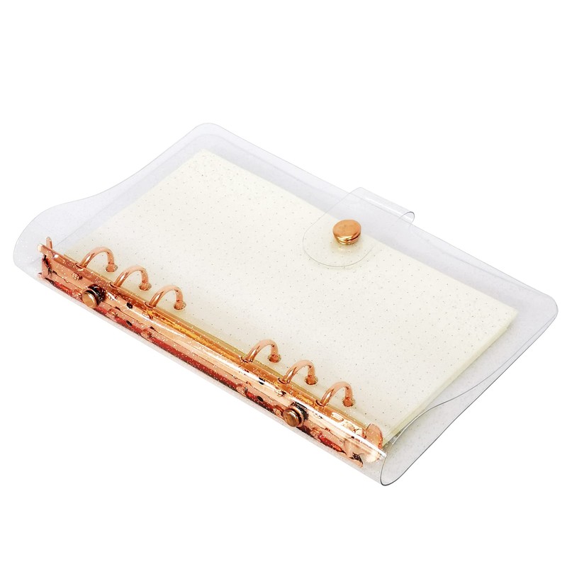 A6 A5 6-Holes Colorful PVC Cover Round Ring View Binder