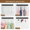 ZEDODIER 2 Pack Wodden Tie Hanger Wall Mounted, Space Saving