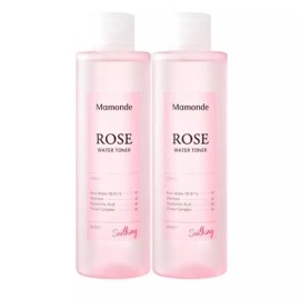 Mamonde 마몽드 로즈워터 토너 수분 보습 진정 250mlx2병 Mamonde Rosewater Toner Moisturizing Soothing 250ml x 2 Bottles