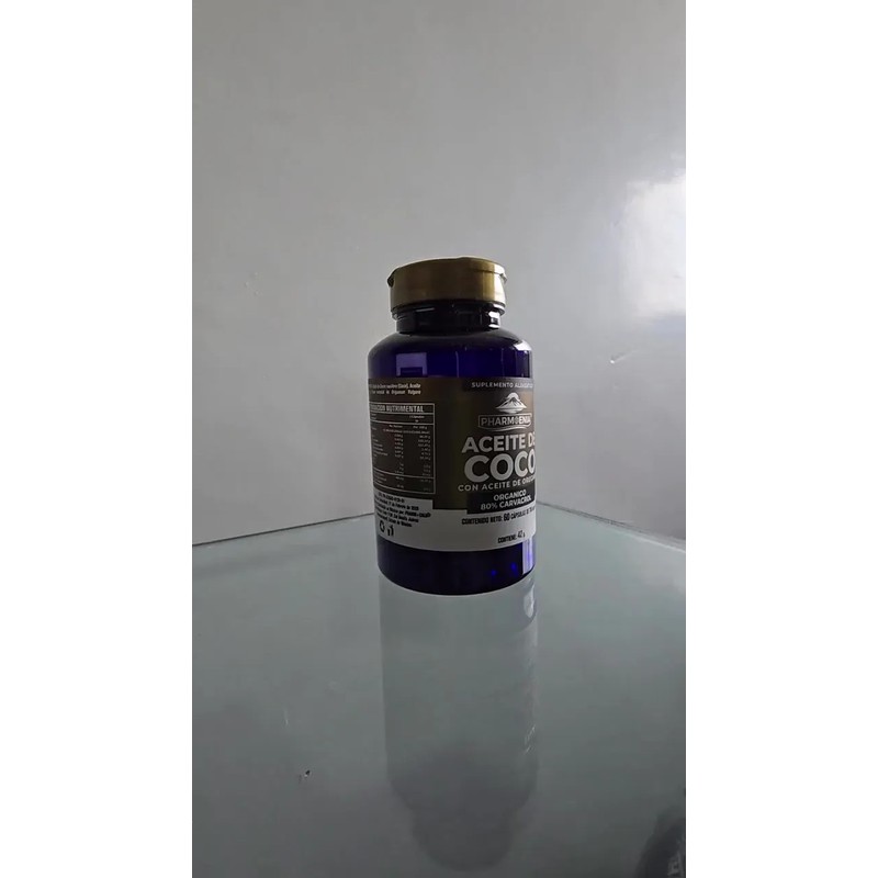 Cápsulas De Aceite De Coco Con Aceite De Orégano 60