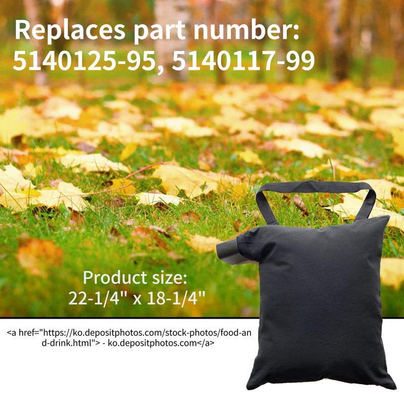 5140125-95 Leaf Blower Vacuum VAC Shoulder Bag - Compatible with