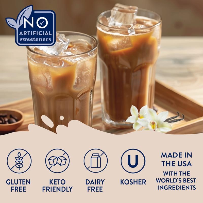 Naturally Sweetened Vanilla Bean Syrup - 375ml