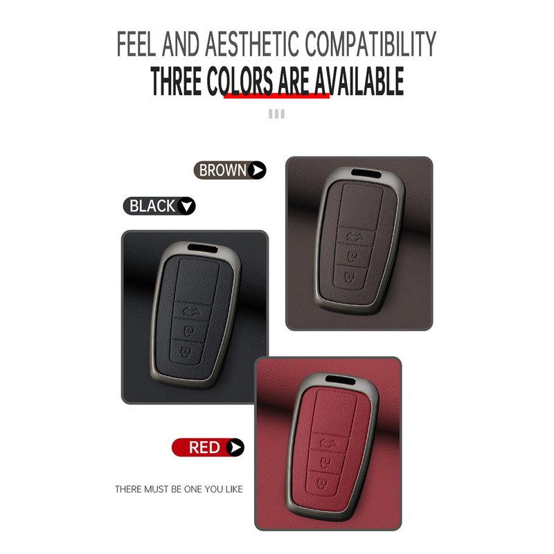 ontto 3 button Key Fob Cover Fit for Toyota 86