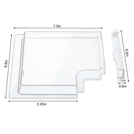 URYKEC 4701-00 RV Screen Door Slider Panel, RV Screen Door Slider Panel Replacement, 4700-00 Stopper and RV Screen Door Parts, for Dexter RH Series 5050 Radius Corner Upgraded Screen Door