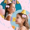 Happy Birthday Hair Bow Clip for Girls Babies Bow Knot