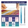 Conjunto De Extensiones De Cabello Con Peluca Brillante 90cm