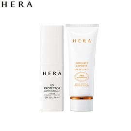 HERA UV Protector Active Sun Balm + Sun Mate Leports Set 2items