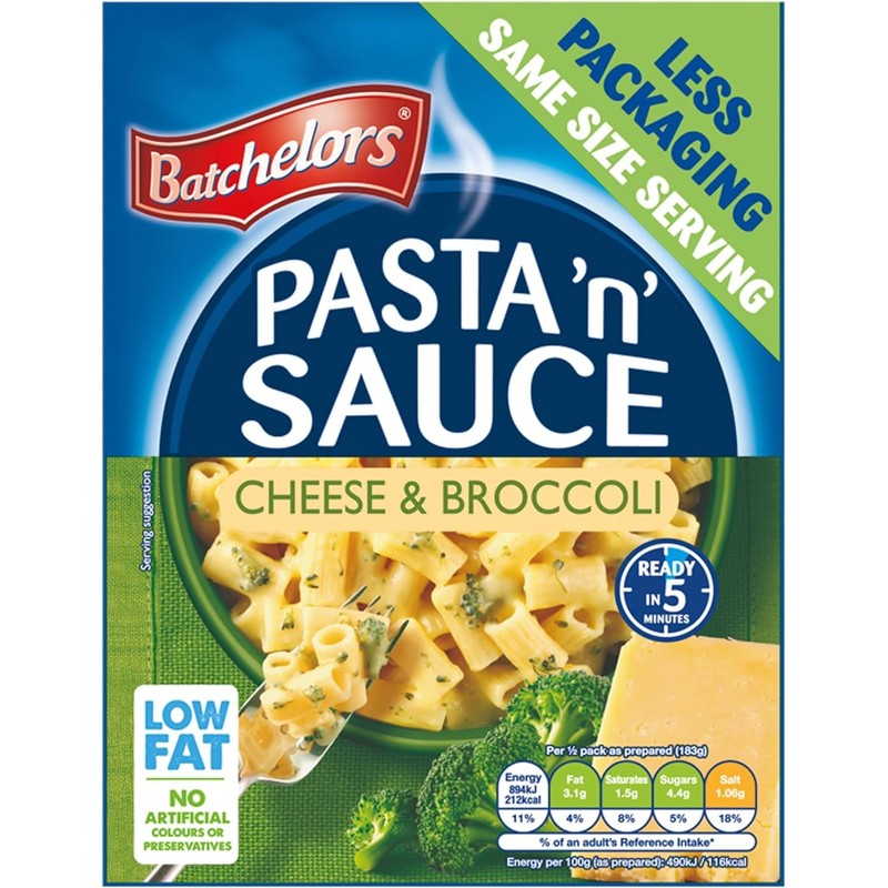 Batchelors Pasta 'n' Sauce Cheese & Broccoli Pasta Ready Meal,