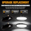 Gempro White LED Dually Fender Side Marker Lights for 2001-2014