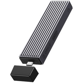 ORICO M.2 NVMe SATA SSD Enclosure Adapter Tool-Free, 10Gbps USB C 3.2 Gen2 PCIe NVMe M-Key, 6Gbps M2 NGFF SATA (B+M Key), Aluminum M2 Case Support UASP for 4TB SSD Size 2230/2242/2260/2280- M2PJH