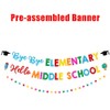 Elementary School Graduation Decorations 2025, Bye Bye Elementary Hello Middle