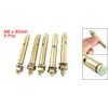 sourcingmap 5 Pcs M8 x 80mm Hex Nut Expansion Bolt