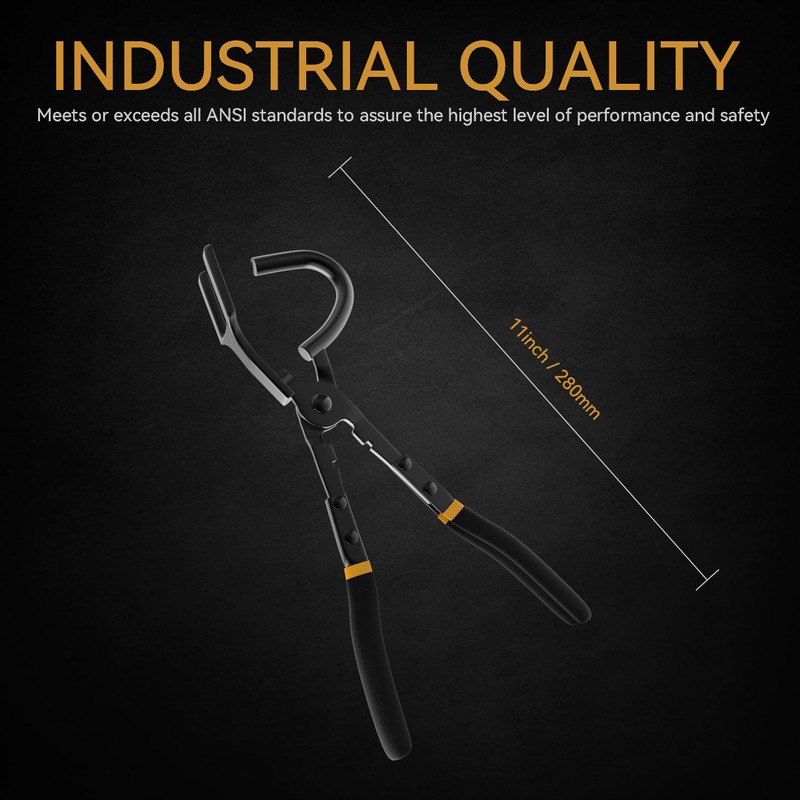 Renekton Heavy Duty Exhaust Hanger Removal Pliers, Separates Rubber Supports