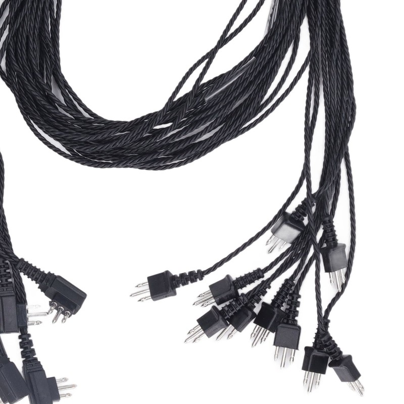 5pcs Sound Aid Adapter Cable Recevier Cable Hearing Device Accessories