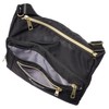 Cox Sportif Women's Mulsan Deodorizing Antibacterial Nylon Shoulder Bag, Black