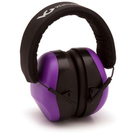 Venture Gear VG80 Series Adult Hearing Protection Earmuff, Purple, VG Clamshell, one Size (VGPM8065C)