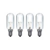 4X Paulmann 40W Tubular Bulb (SES E14) - Ideal for