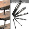 6-Piece Left Extractor Set, M3-M25, Screw Extractor Set, Professional Extractor