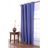 Stylemaster Tribeca 56 by 95-Inch Faux Silk Grommet Panel, Cobalt