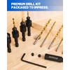 HIPULX Countersink Drill Bit Set for Wood - 14 PCS