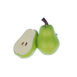 Miniblings Pear Brooch Pin Badge Button Green Brine Healthy Foods Pears Pair Health