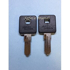SafeCo Brands 2-Key Blanks for 883 1200 Harley Davidson 2-Blanks