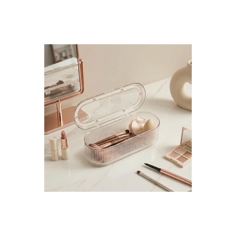 Soporte organizador de brochas de maquillaje