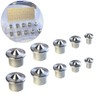 MinliGUY Dowel Centers-Metric Stainless Steel Transfer Plugs 10PCS with 5