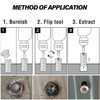 Yotsuba 6Pcs Damaged Screw Extractor Kit, Broken Bolt Remover Set,