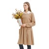 Nanxson Cotton linen apron women long sleeve apron cooking apron