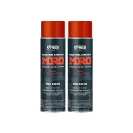 SEYMOUR 620-1432 Industrial MRO High Solids Spray Paint, Skyjack Orange, 16 Ounce (Pack of 2)