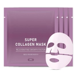 Erinde Paquete De 4 Mascarillas Faciales De Colágeno, Mascar